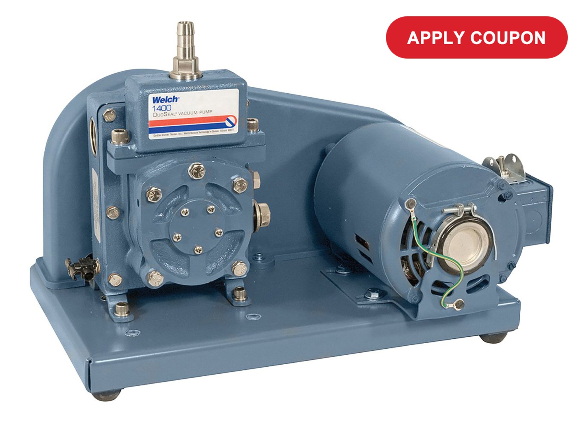 product image Welch Vacuum DuoSeal 1400 Two-Stage Standard Belt-Driven Pump (1400B-01)