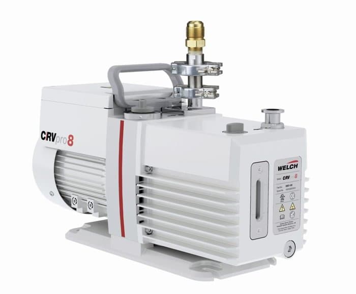 Welch Vacuum CRVpro 8 Two-Stage Rotary Vane Pump for Refrigeration Servicing (3081-02)