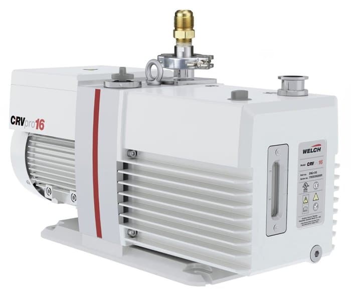 Welch Vacuum CRVpro 16 for Refrigeration Two-Stage Rotary Vane Pump for Refrigeration Servicing (3162-02)