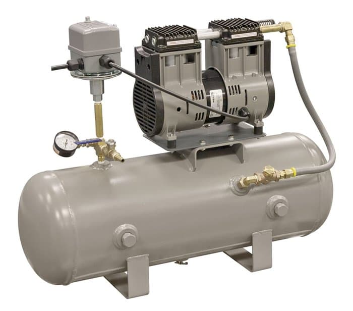Welch Vacuum 10 Gallon Wob-L Mounted Tank System (8150B-30)